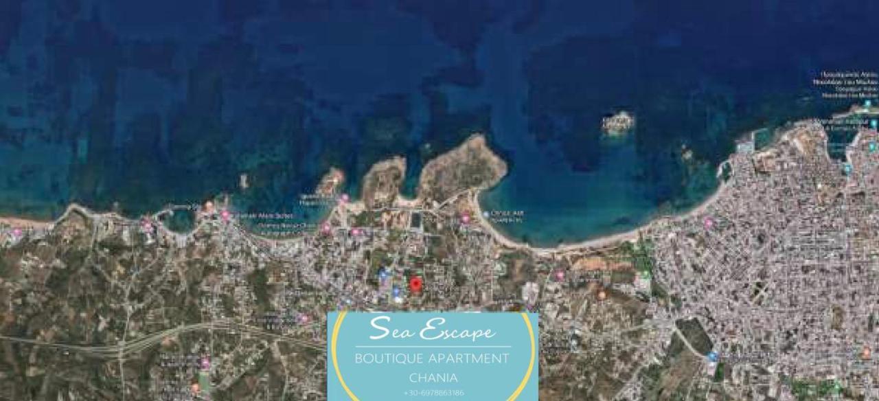 New Sea Escape Boutique Apt-Agii Aposto Li Beach Hriszí Aktí Haniá Kültér fotó